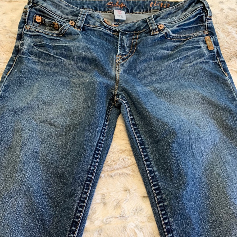 Tina silver jeans
